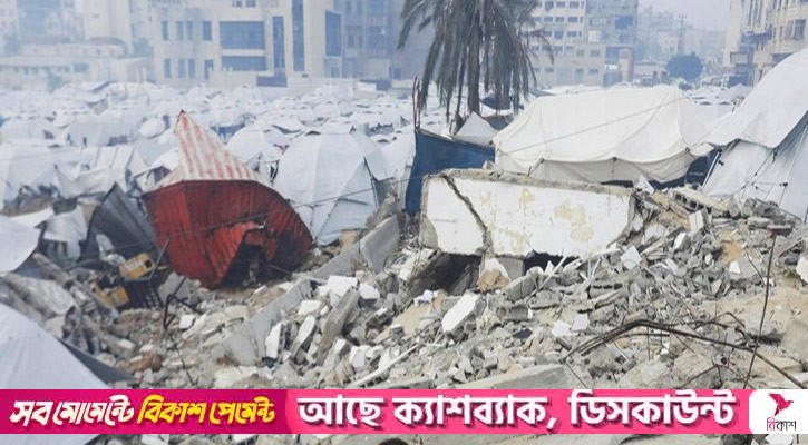গাজায় আবারও ইসরায়েলি হামলা, বহু ভবন ধ্বংস
