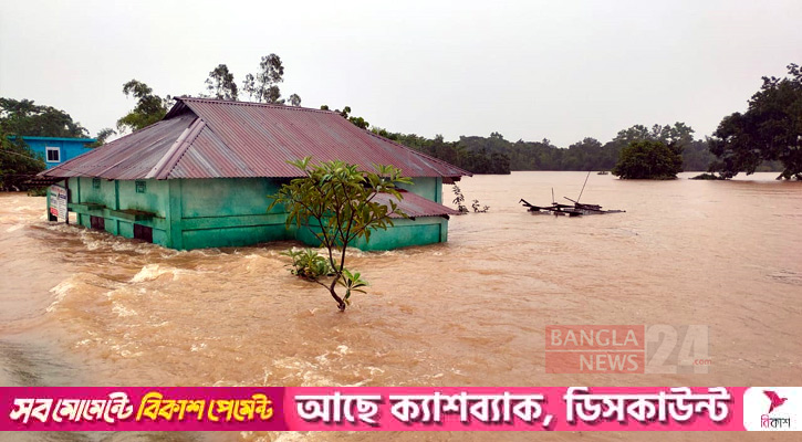 নয় অঞ্চলে বন্যার শঙ্কা