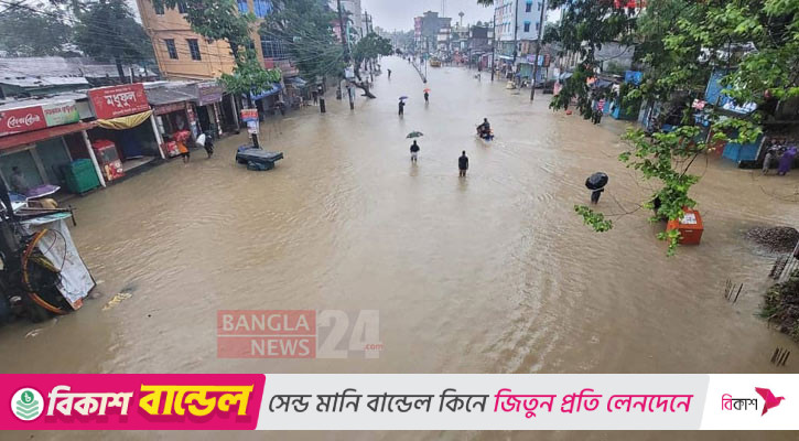 সিলেটে বন্যা পরিস্থিতির অবনতি