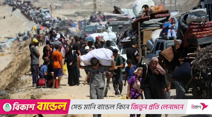 গাজা সিটিতে ইসরায়েলের নজিরবিহীন হামলা, প্রাণভয়ে পালাচ্ছে মানুষ