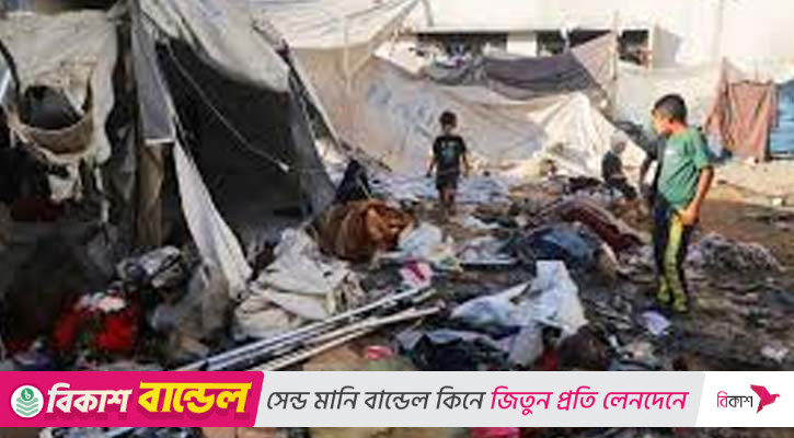 গাজায় ইসরায়েলি হামলায় নিহত ৯১, শরণার্থীদের বহনকারী ট্রাকেও বোমা