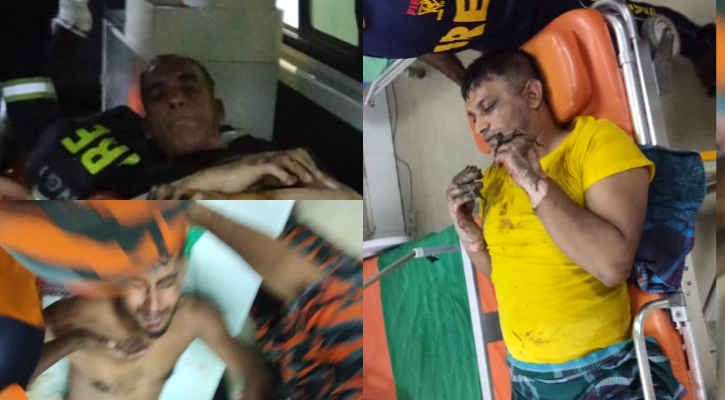 টঙ্গীতে আগুন নেভাতে গিয়ে ফায়ারের সদস্যসহ চারজন আশঙ্কাজনক