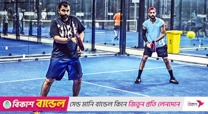 বসুন্ধরা স্পোর্টস সিটিতে প্যাডেল টেনিসের রোমাঞ্চ