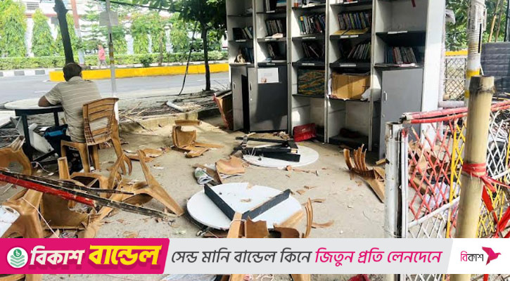 উত্তরায় ‘ক্লাব-লাইব্রেরি’ ভাঙচুর, নেপথ্যে যা জানা গেল