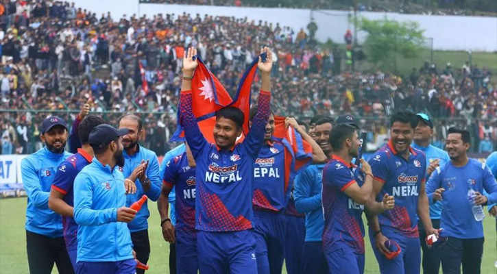 ওয়েস্ট ইন্ডিজকে সিরিজ হারিয়ে নতুন ইতিহাস গড়লো নেপাল