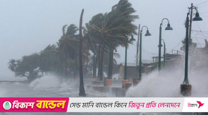 ১০ অঞ্চলে ৬০ কিমি বেগে ঝড় হতে পারে