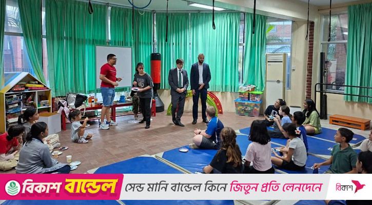 ফ্রেঞ্চ ইন্টারন‌্যাশনাল স্কুল প‌রিদর্শন করলেন ফ্রান্সের নতুন রাষ্ট্রদূত
