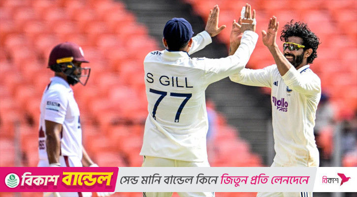 স্পিনে ধস নামালেন জাদেজা, তিন দিনেই ইনিংস ব্যবধানে জিতল ভারত