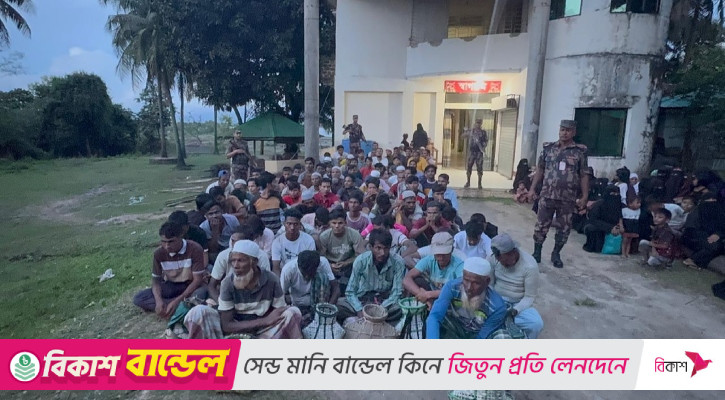 টেকনাফে ১৭১ রোহিঙ্গা আটক, ক্যাম্পের মাঝিদের কাছে হস্তান্তর