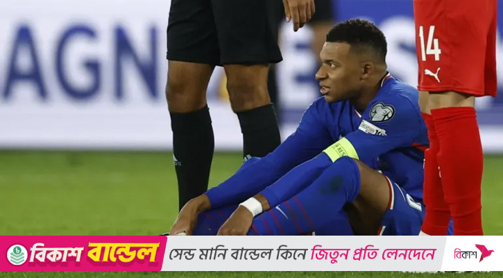 বিশ্বকাপ ‘নিশ্চিতের ম্যাচে’ এমবাপ্পেকে পাচ্ছে না ফ্রান্স