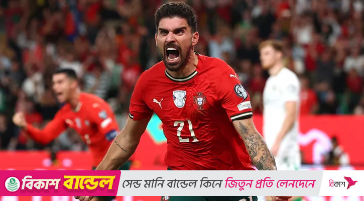 রোনালদোর পেনাল্টি মিস, শেষ মুহূর্তের গোলে পর্তুগালকে বাঁচালেন নেভেস