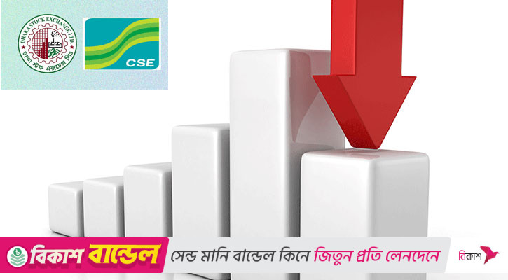 প্রথম কার্যদিবসে পুঁজিবাজারে সূচকের বড় পতন