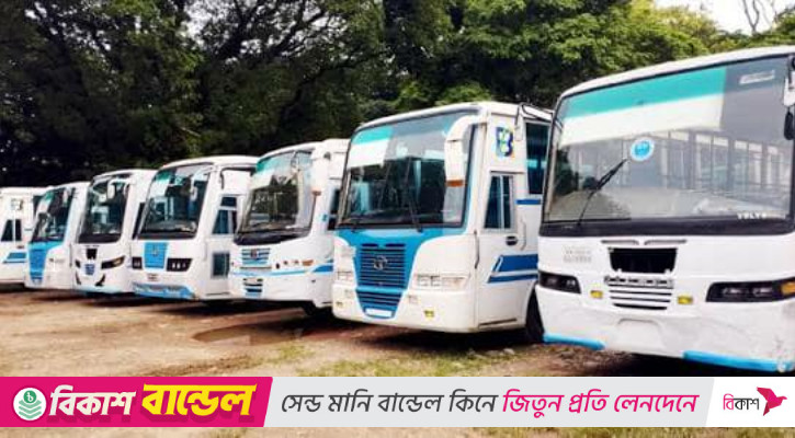 রাকসুতে ভোট দিতে ৬ ধাপে ২৫ বাসে করে আসছেন শিক্ষার্থীরা