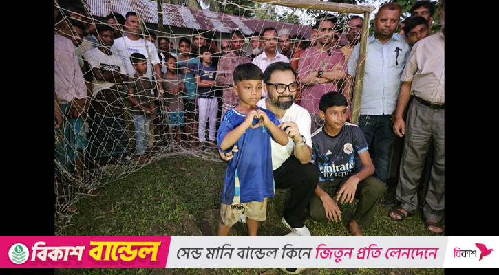 এবার সুনামগঞ্জের দুই ক্ষুদে ফুটবল বিস্ময়ের দায়িত্ব নিলেন তারেক রহমান