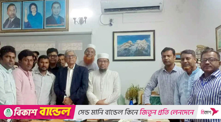 মির্জা ফখরুলের সঙ্গে এমপিওভুক্ত শিক্ষক প্রতিনিধিদের সাক্ষাৎ