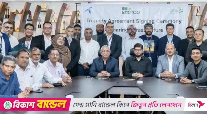 টেলিকম সংযোগকে শক্তিশালী করতে একসঙ্গে কাজ করবে গ্রামীণফোন-টেলিটক-ইডটকো