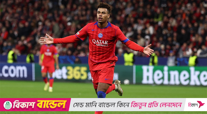 লেভারকুজেনের জালে পিএসজির ৭ গোল